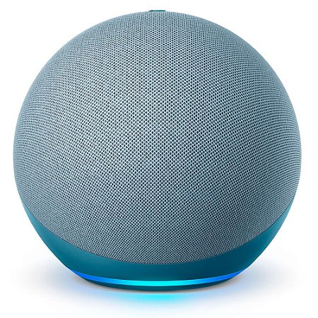 Echo Dot 4ª Geração Smart Speaker com Alexa Inteligência Artificial - Cor Azul