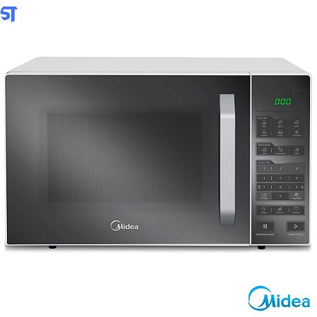 Forno Micro-Ondas 35L Branco Espelhado Midea 220V MXSA35E2