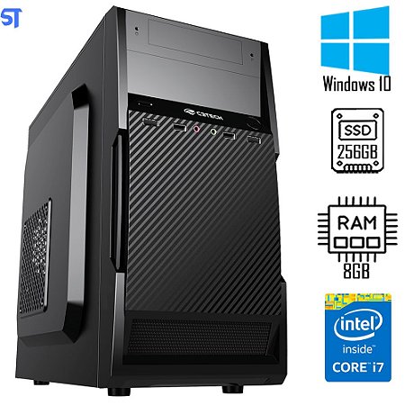 Computador Core i7-3770-HD SSD 256GB -Memória Ram 8GB -1600 Netac- Windows 10