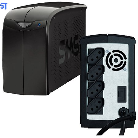 Nobreak SMS 600VA 4 Tomadas - Linnus UPS PDV - Bivolt - Saída 115v