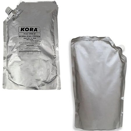 Refil Pó Para Recarga de Toner Compatível HP Universal-DE ALTA C/POL (JLT003) 1KG Kora