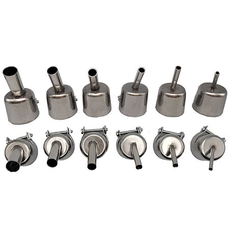 Kit de 6 peças Estação de Solda Oblíquo para Pistola de Ar Quente