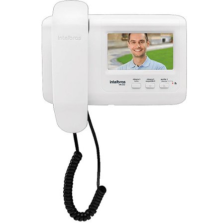 Modulo Interno Para Vídeo Porteiro Intelbras IVR 1010 IN Monofone - Com Visão Noturna