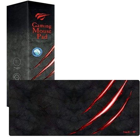 Mouse Pad Grande 70 X 30 Cm Gamer, Havit, Hv-MP860, Preto