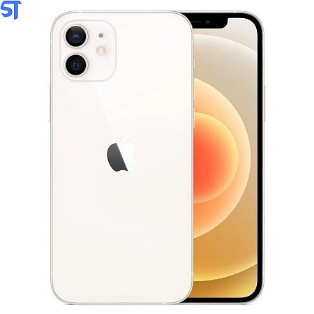 iPhone 12 Apple 64GB Branco Tela 6,1” - Câm. Dupla 12MP iOS