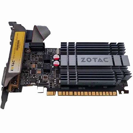 Placa de Vídeo ZOTAC 1GB DDR3 64BITS GT210*