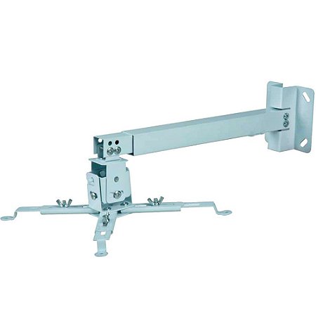 Suporte Universal para Projetor 3 em 1 Goldentec, Haste Extensível, Suporta até 15 kg, Modos de Fixação Teto