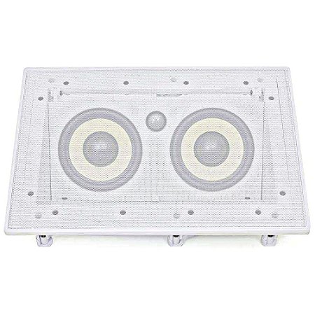 Caixa de Som Arandela Jbl Ci55ra Angulada Retangular de Embutir Branca 2 Vias - 100 Watts Rms