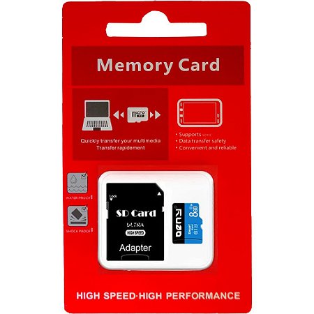 Cartão Micro SD 8GB