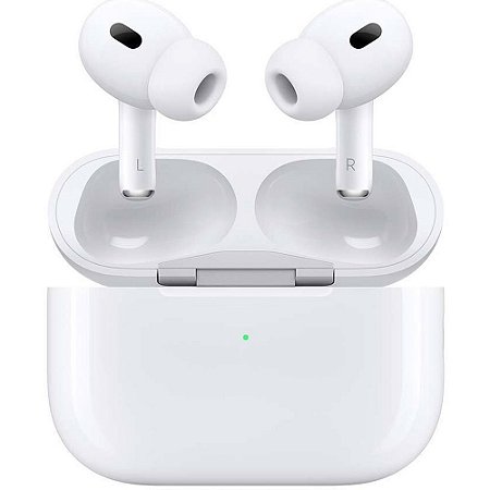 AirPods PRO Apple MQD83ZA/A Com Estojo de Recarga e Recarga por Magsafe (2a geração) USB-C, Branco