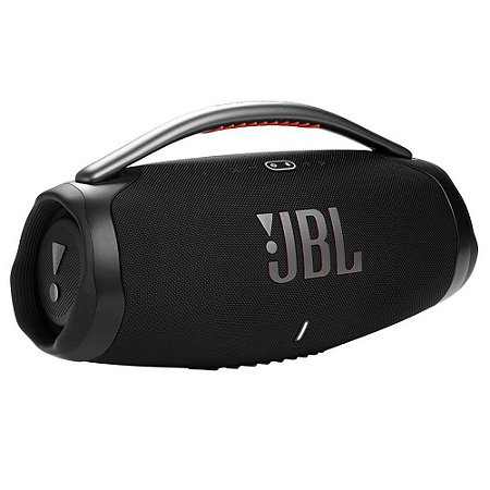 Caixa de Som Portátil JBL Boombox 3- Bluetooth 5.1 USB 80W RMS À Prova D'Agua Preto - 28913624