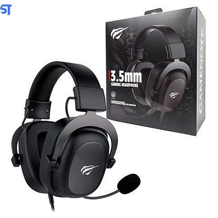 Headset Gamer Havit H2002D Driver 53mm Preto P3 e P2 Com Microfone PC e Consoles - HV-H2002D