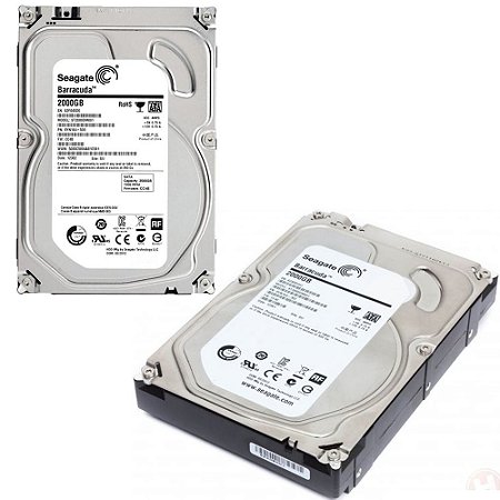 HD Interno Desktop Seagate SATA3 2TB Pull ST2000DM001