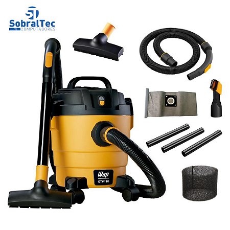 Aspirador de Água e Pó Wap Regulagem De Sucção GTW 10 1400W  - 220v