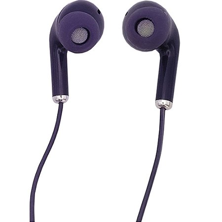 Fone De Ouvido Estéreo Com Microfone H'maston Roxo- EJ-69