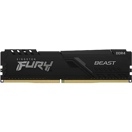 Memória Kingston Fury Beast, 8GB, 3600MHz, DDR4, CL17, Preto - KF436C17BB/8