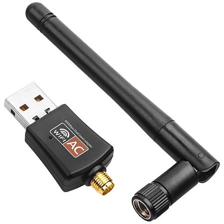 Nano Adaptador USB WiFi Ethernet Dongle WiFi Dongle 600Mbps 5Ghz