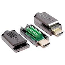 Conector Hdmi Com Borne E Capa Plástica