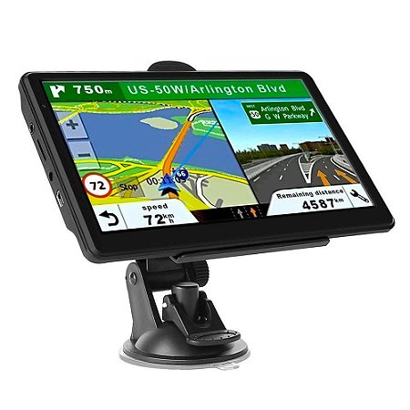 Gps Automotivo - Display 7.2 8GB de Memória