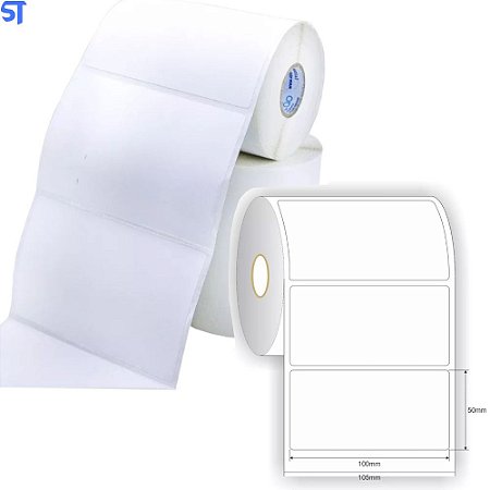 Rolo de Etiqueta Couche 100 x 50M Argox/ Zebra/ Elgin - AutomaxCode