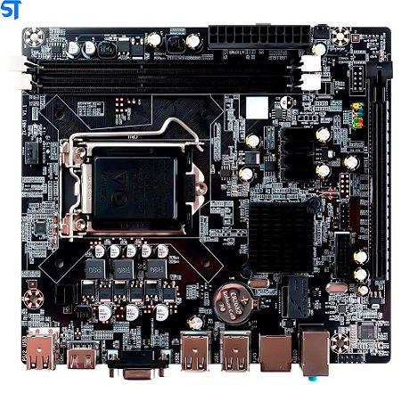 Placa Mãe 1150 H81M DDR3 SQBOX Com HDMI | GoldenTec Para 4 geração