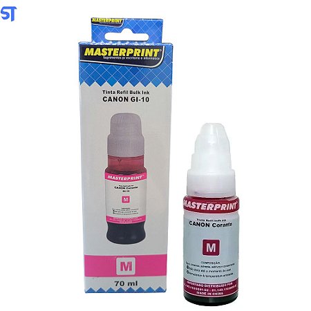 Refil de Tinta Compatível Canon Bulk Ink GI-10 Corante Magento 70ML MasterPrint