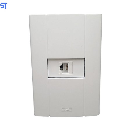 Conjunto Tomada Rede RJ45 Romazi 4x2