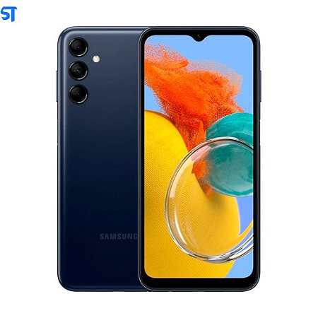 Smartphone Samsung Galaxy M14 5G SM-M146B/DSN, 128GB, 4GB RAM, Tela Infinita de 6.6" Dual Chip