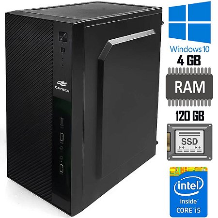 Computador Core i5 -2400S- SSD 120GB- Memória Ram 4GB- DDR3- Windows 10