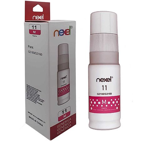 Refil De Tinta Compativel Canon Nexel Magenta M11 G2160/G3160 70Ml