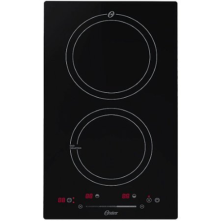 Cooktop por Indução 2 Bocas Oster Touch Screen 2 em 1 - 220V