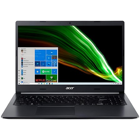 Notebook Acer Aspire 5 A515-54-55L0 Intel Core i5-10210U - 16GB RAM - 512GB SSD M.2 15,6" FHD Windows 10 Home - Preto