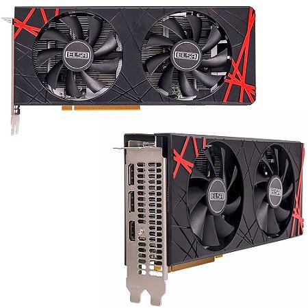 Placa de Vídeo Amd Radeon RX 580 8gb gddr5 256bit ELSA GRAPHICS CARD