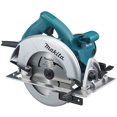 Serra Circular Elétrica Makita 5007N 185mm 1800W Azul-Turquesa 127V
