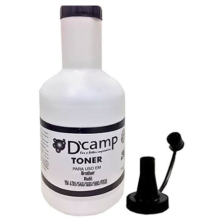 Refil Toner D Camp Para Brother TN 430/546/560/580/650- 200 Gramas