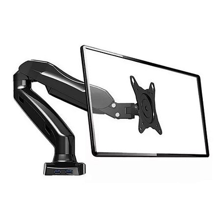 Suporte Articulado Para Monitor Com Pistão A Gaz -ELG F90USB