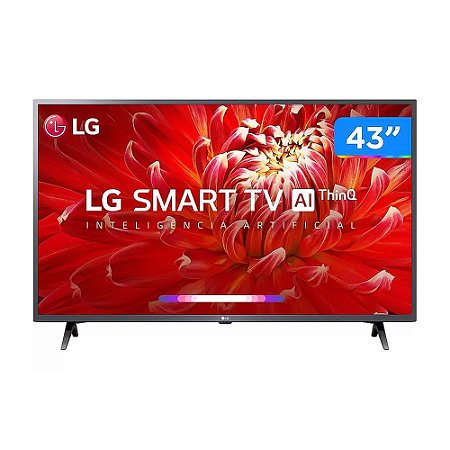 Smart TV 43'' LG Full HD 43LM6370, WiFi, Bluetooth, HDR, ThinQAI