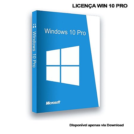 Licença Windows 10 PRO Microsoft OEM Autenticada por DowLoad Esq