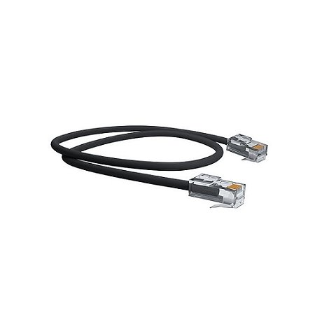 Cabo de Rede CAT.5e 0.5 Metro U/UTP SohoPlus Rj-45 T568A/B  Preto 35104006