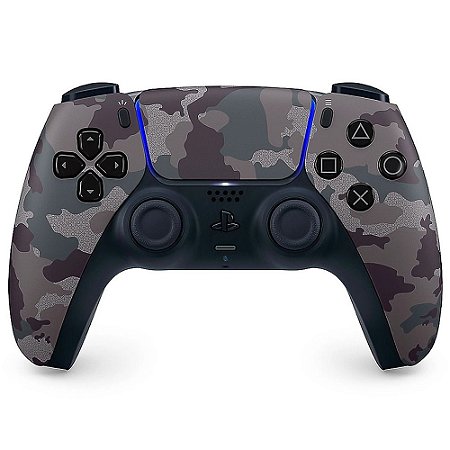 Controle Sony DualSense PS5, Play Station 5 Sem Fio, Gray Camuflado - 1000030620