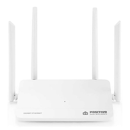 Roteador Smart  Mesh Fast Ethernet Positivo Casa Inteligente Cobertura 200m², Beamforming, Suporta Até 64 Dispositivos