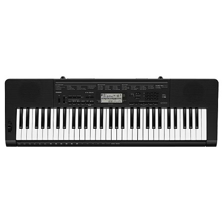 Teclado Musical Casio CTK-3500 Arranjador Musical 5/8 Com Fonte - Bivolt, Preto