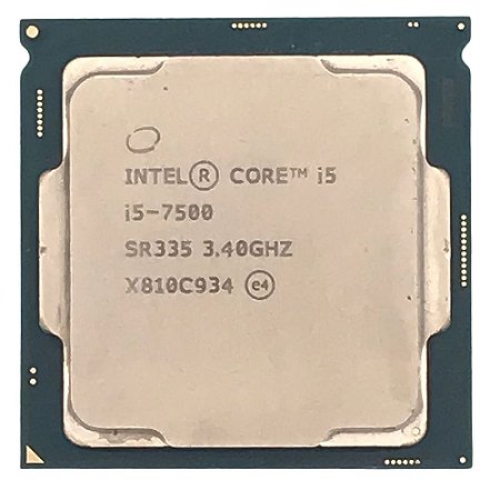 Processador Intel Core i5 7500 Quad-Core, Quad-Thread, 6M, 65W, LGA 1151, 3,4 GHz OEM S/Box