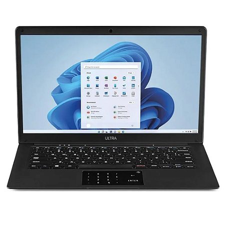 Notebook Ultra UB235 Celeron N4020- RAM 4GB- SSD 120GB Windows 11 Tela 14.1" Preto + Office 365