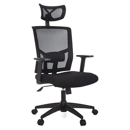 Cadeira Para Escritório Presidente Giratória Ergonômica ANM312 P