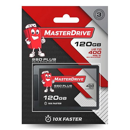 SSD 120GB MasterDrive 400mb/s 10x Faster
