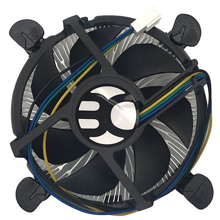 Cooler Universal Spiral - Intel Alumínio - 775/1155/1150/1156/1151 | Bluecase (BC-01IA)
