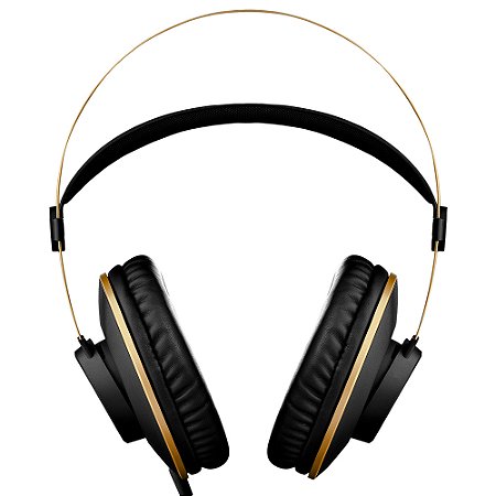 Fone de Ouvido AKG K92, Profissional, Preto e Dourado - 64726