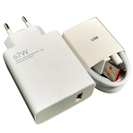 Carregador Xiaomi MI 67W Com Cabo De Dados Tipo C Turbo, Para Mi 12T 11T Pro Redmi Note 10, 11 E 12 Pro