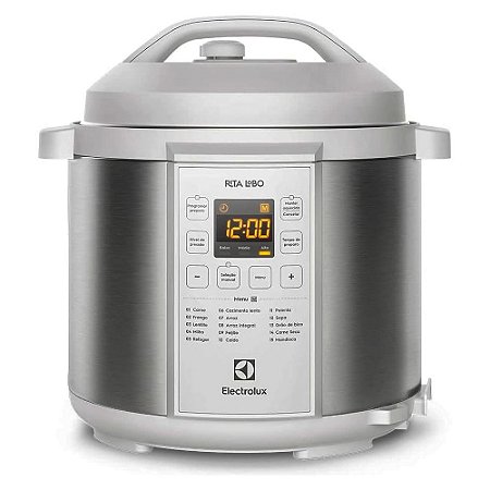 Panela de Pressão Elétrica Electrolux 6L Branca Experience por Rita Lobo (PCC21), 220V